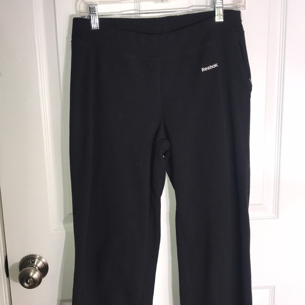 Reebok sweat pants with zipper pocket